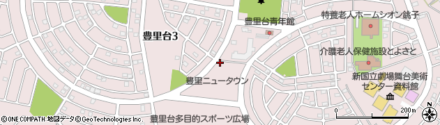 千葉県銚子市豊里台周辺の地図