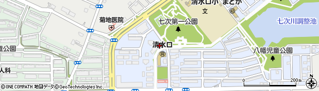 千葉県白井市清水口2丁目1-16周辺の地図