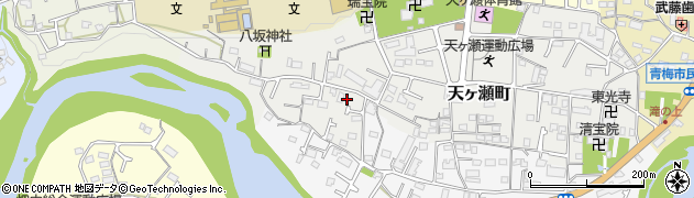 東京都青梅市天ヶ瀬町992周辺の地図