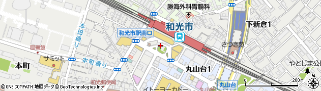 埼玉県和光市本町3周辺の地図