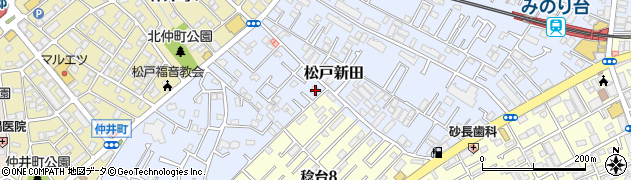 千葉県松戸市松戸新田482周辺の地図
