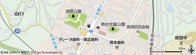株式会社栗原医療器械店　成田営業所周辺の地図