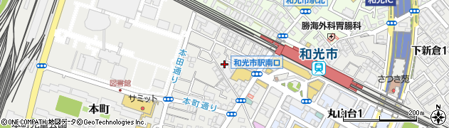 埼玉県和光市本町6周辺の地図