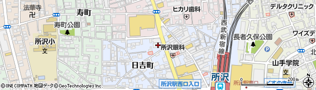 株式会社ニチイ学館　所沢支店周辺の地図