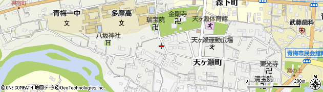 東京都青梅市天ヶ瀬町1009周辺の地図