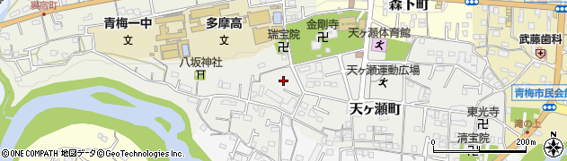 東京都青梅市天ヶ瀬町1011周辺の地図