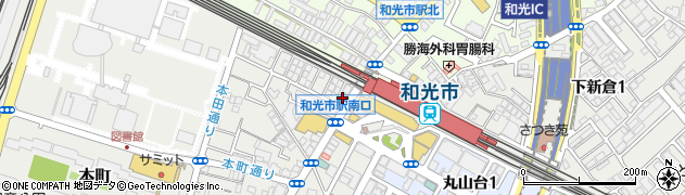 埼玉県和光市本町5-3周辺の地図