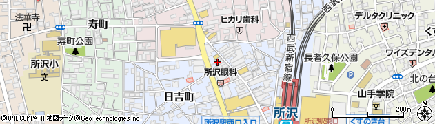 ドクターストレッチ　所沢店周辺の地図