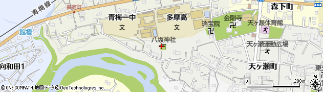 東京都青梅市天ヶ瀬町958周辺の地図