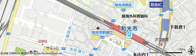 埼玉県和光市本町5-15周辺の地図