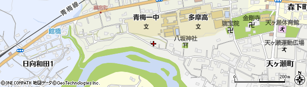 東京都青梅市天ヶ瀬町927周辺の地図