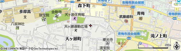 東京都青梅市天ヶ瀬町1162周辺の地図