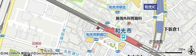 埼玉県和光市本町5-7周辺の地図