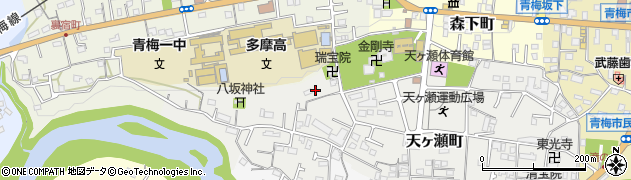 東京都青梅市天ヶ瀬町1015周辺の地図