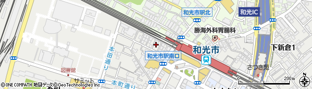 埼玉県和光市本町5-17周辺の地図