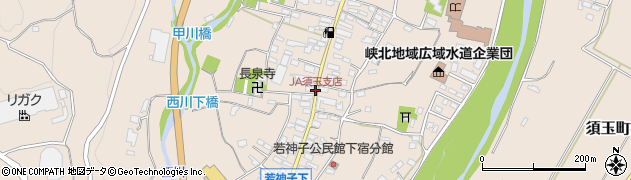 JA須玉支店周辺の地図