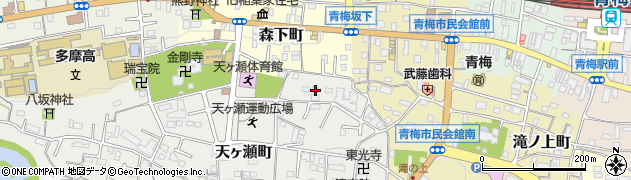 東京都青梅市天ヶ瀬町1134周辺の地図