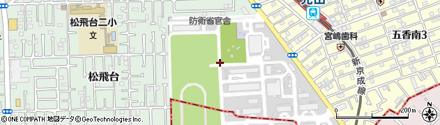 千葉県松戸市五香六実周辺の地図