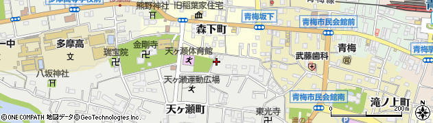 東京都青梅市天ヶ瀬町1126周辺の地図