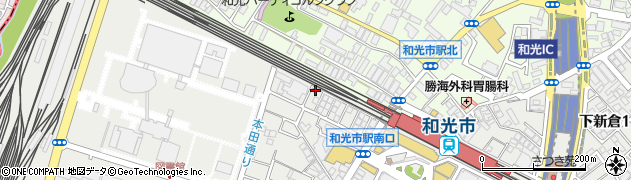 埼玉県和光市本町5-35周辺の地図