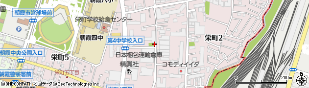 埼玉県朝霞市栄町周辺の地図
