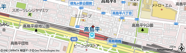 カラオケバンバン BanBan 高島平店周辺の地図