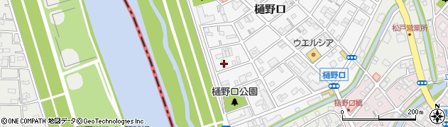 千葉県松戸市樋野口711周辺の地図