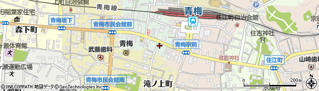 ｓｕｓｈｉ花館青梅店周辺の地図