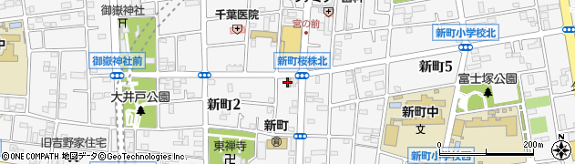 青梅新町郵便局周辺の地図