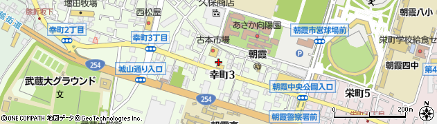 古本市場朝霞店周辺の地図