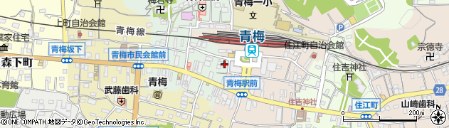 きらぼし銀行青梅支店周辺の地図