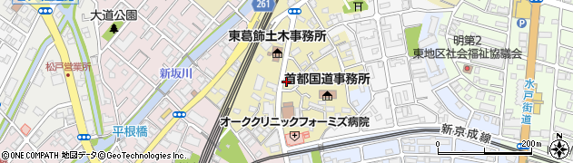 千葉県松戸市竹ケ花周辺の地図