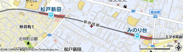 千葉県松戸市松戸新田450周辺の地図