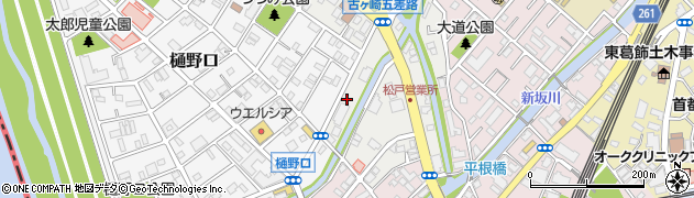 千葉県松戸市古ケ崎86周辺の地図