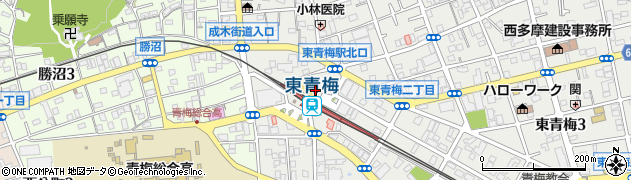 マルフジ東青梅店周辺の地図