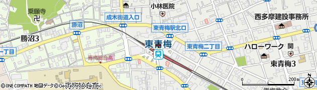 キングドライ株式会社　東青梅店周辺の地図