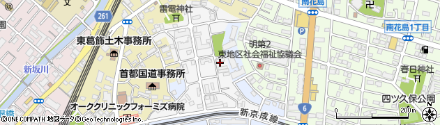 千葉県松戸市吉井町周辺の地図