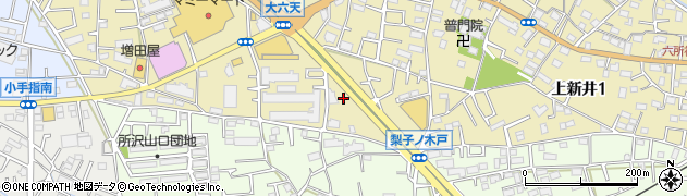 埼玉県所沢市小手指台2周辺の地図