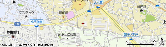 埼玉県所沢市小手指台8周辺の地図