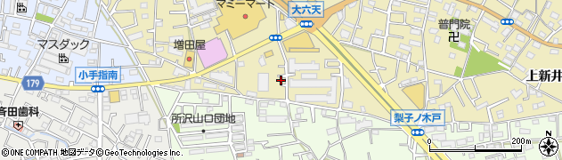 埼玉県所沢市小手指台7周辺の地図