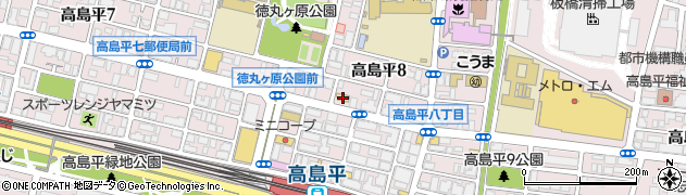 セブンイレブン板橋高島平８丁目店周辺の地図