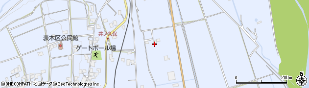 長野県伊那市西春近（表木）周辺の地図