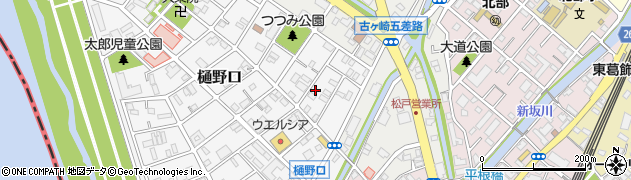 千葉県松戸市樋野口587周辺の地図