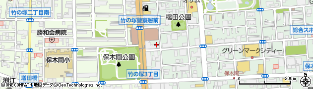 東京都足立区保木間1丁目16-2周辺の地図