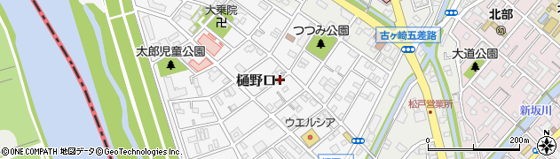 千葉県松戸市樋野口周辺の地図