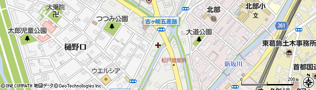 千葉県松戸市古ケ崎79周辺の地図
