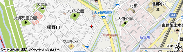 千葉県松戸市樋野口619周辺の地図