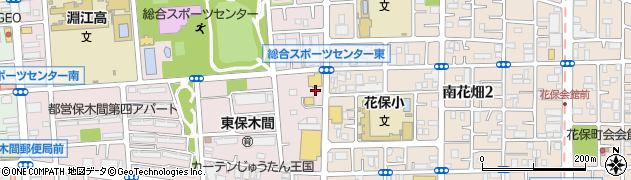 オリンピック保木間店周辺の地図