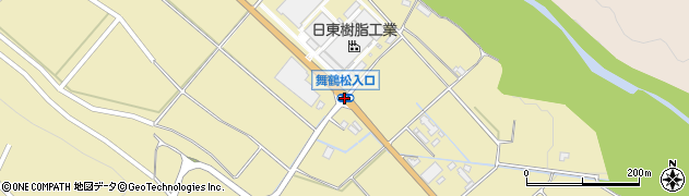 下三吹・舞鶴松入口周辺の地図