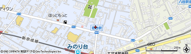 千葉県松戸市松戸新田596周辺の地図